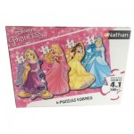   4 Puzzles - Disney Princess