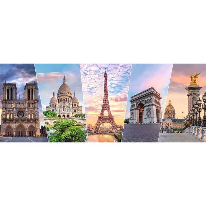 Puzzle Nathan-00890 Monuments of Paris