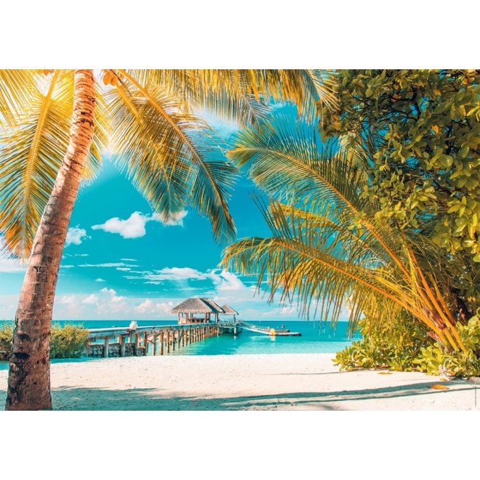 Puzzle Nathan-00940 Levente Bodo - Paradies-Strand