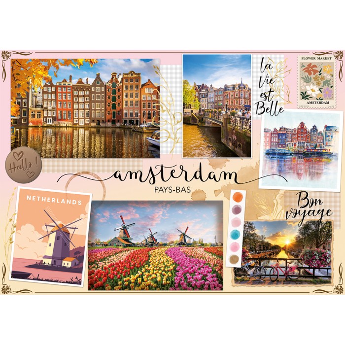 Puzzle Nathan-01098 Urlaub in Amsterdam