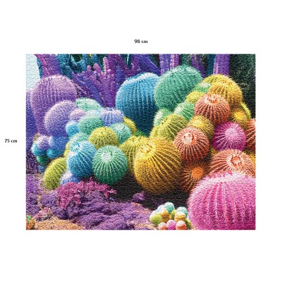 Puzzle Nathan-01142 Regenbogen aus Kaktus
