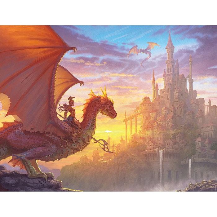 Puzzle Nathan-01150 Beschützer des Schlosses (Sammlung Fantasy)