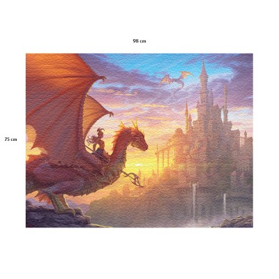 Puzzle Nathan-01150 Beschützer des Schlosses (Sammlung Fantasy)