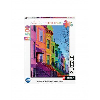 Puzzle Nathan-01151 Bunte Häuser