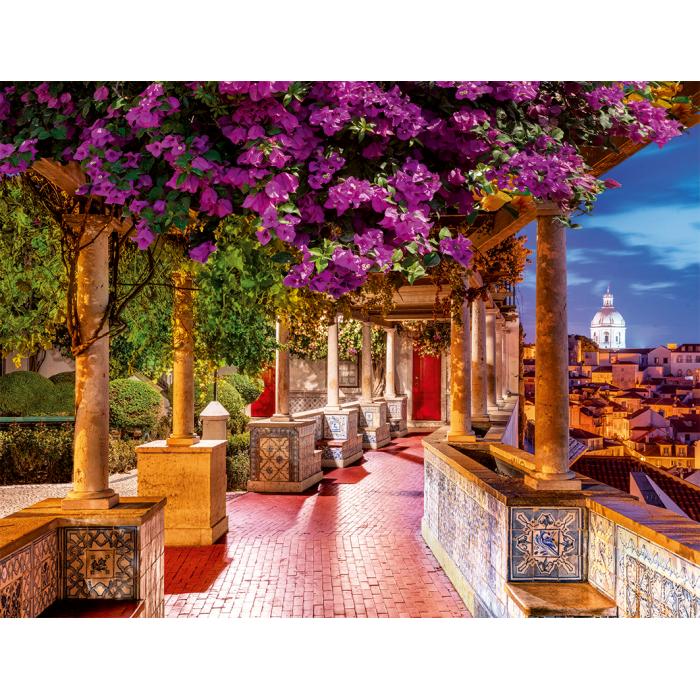 Puzzle  Nathan-01534 Miradouro de Santa Luzia, Lissabon