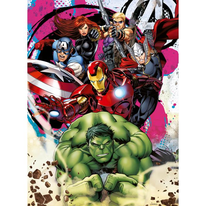 Puzzle  Nathan-04148 Marvel Avengers - Avenger in Aktion