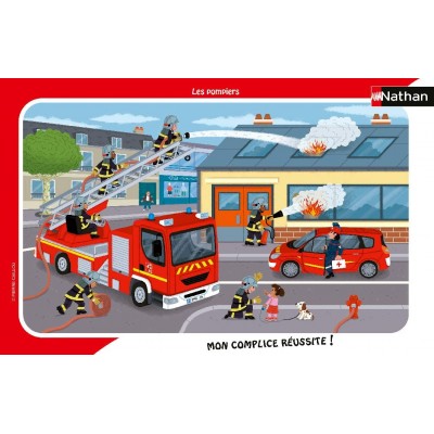Nathan-86138 Rahmenpuzzle - Feuerwehrleute