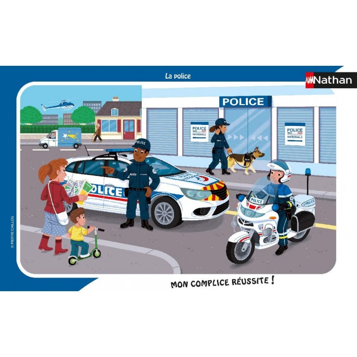 Rahmenpuzzle - Polizei