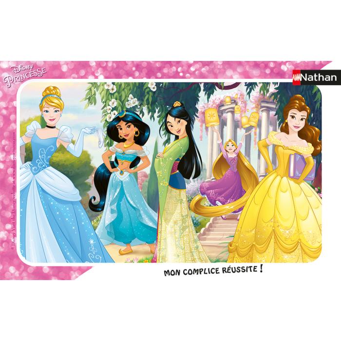 Puzzle  Nathan-86169 Hübsche Disney Prinzessinnen