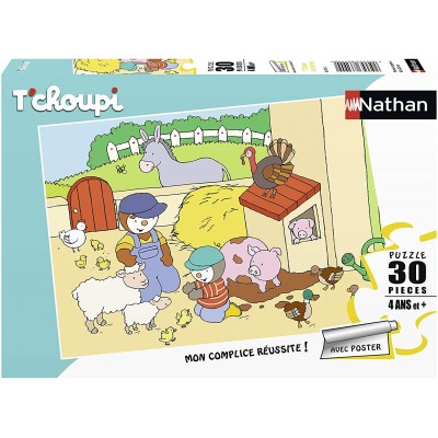 Puzzle Nathan-86379 Tchoupi