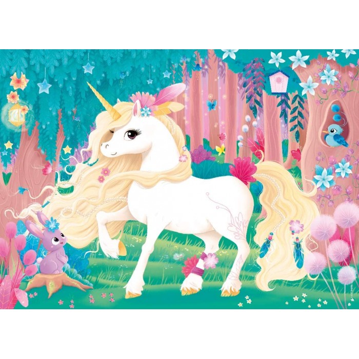 Puzzle Nathan-86456 Einhorn