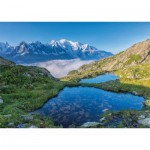 Puzzle  Nathan-87806 Lac des Chéserys, Massif du Mont Blanc