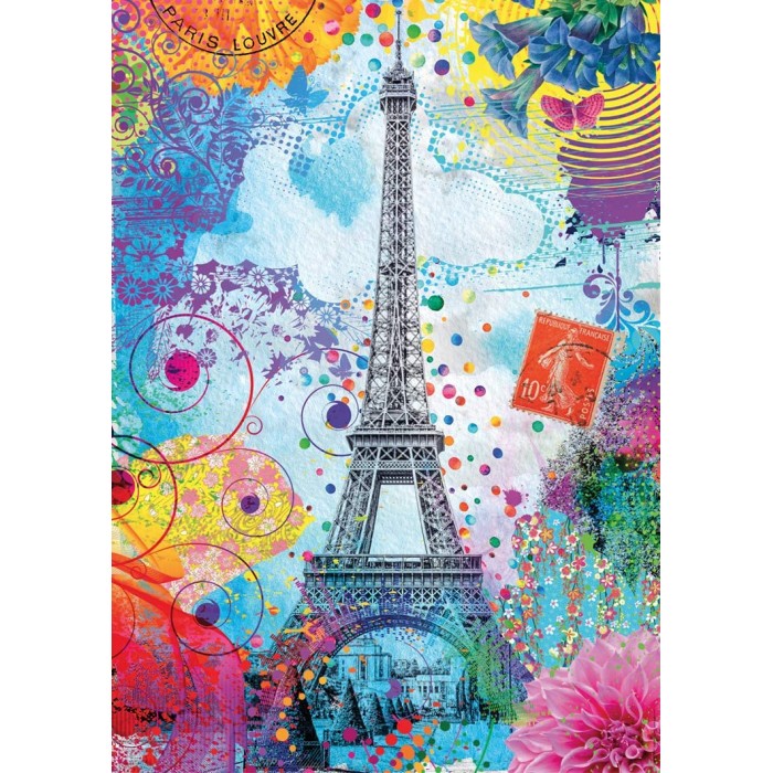 Tour Eiffel Multicolore