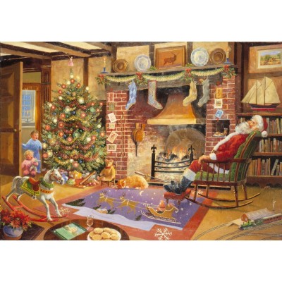 Puzzle The-House-of-Puzzles-1158 Christmas Collectors Edition No.1 - Caught Napping