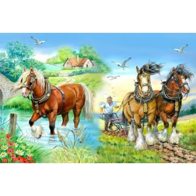Puzzle The-House-of-Puzzles-1417 XXL Teile - Gentle Giants
