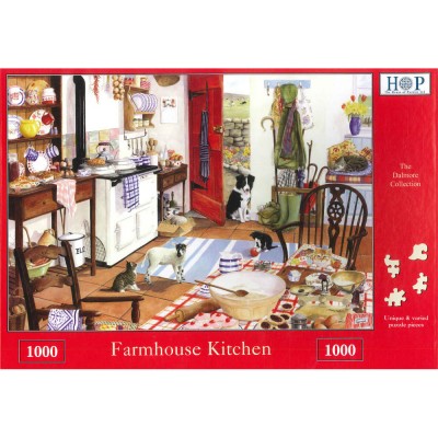 Puzzle The-House-of-Puzzles-1691 Farmhouse Kitchen