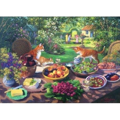 Puzzle The-House-of-Puzzles-2414 XXL Teile - Garden Party