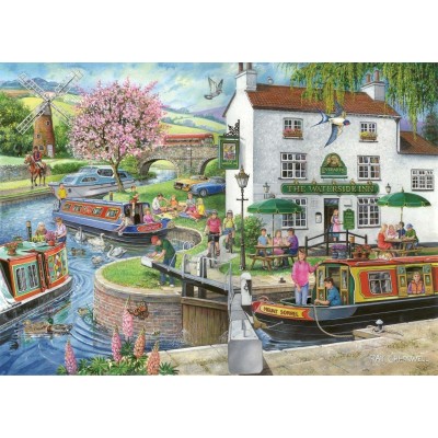 Puzzle The-House-of-Puzzles-3176 Find the Differences No.6 - By The Canal