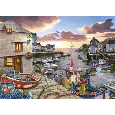Puzzle The-House-of-Puzzles-3428 XXL Teile - Harbour Lights