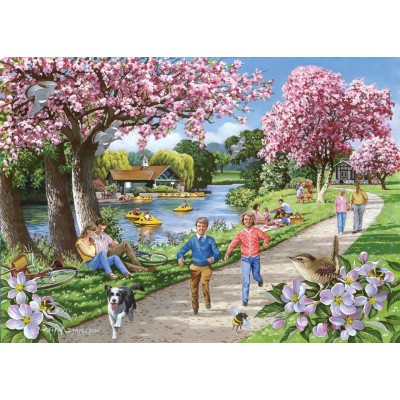 Puzzle The-House-of-Puzzles-4326 XXL Teile - Apple Blossom Time
