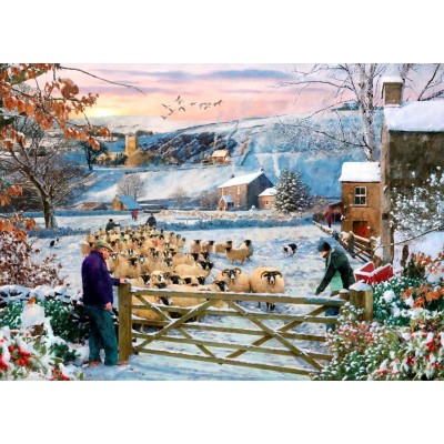 Puzzle The-House-of-Puzzles-4531 XXL Teile - Herding The Flock