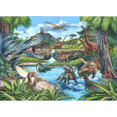 Puzzle The-House-of-Puzzles-4722 XXL Teile - Dinosaurier