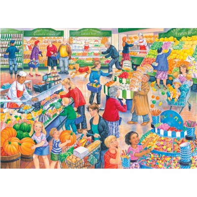 Puzzle The-House-of-Puzzles-4838 XXL Teile - Darley Collection - Supermarket Dash