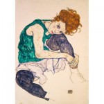 Puzzle  Art-by-Bluebird-60092 Egon Schiele - Seated Woman with Legs Drawn Up, 1917