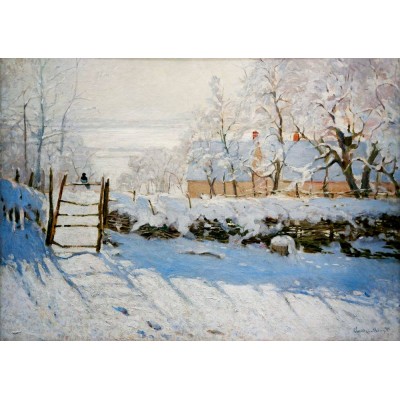 Puzzle Art-by-Bluebird-F-60237 Claude Monet - The Magpie, 1869