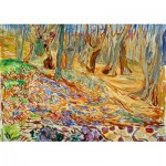 Puzzle  Art-by-Bluebird-F-60319 Edvard Munch - Elm Forrest in Spring, 1923