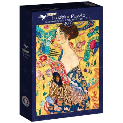 Puzzle Art-by-Bluebird-F-60343 Gustave Klimt - Lady with Fan, 1918