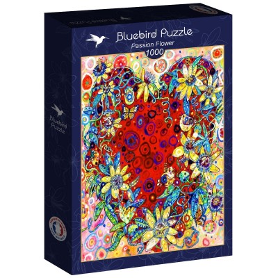Puzzle Bluebird-Puzzle-F-90361 Passion Flower