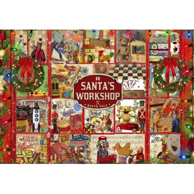 Puzzle Bluebird-Puzzle-F-90528 Santas Workshop