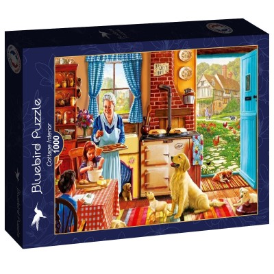 Puzzle Bluebird-Puzzle-F-90553 Cottage Interior