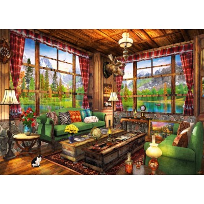 Puzzle Bluebird-Puzzle-F-90677 Mount Cabin View