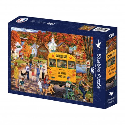 Puzzle Bluebird-Puzzle-F-90748 The School Bus