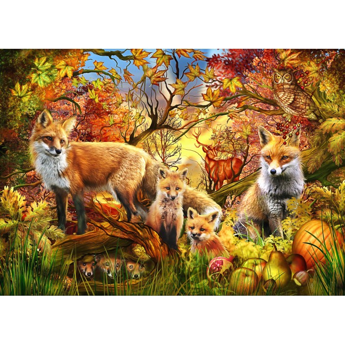 Puzzle  Bluebird-Puzzle-F-90861 Spirit of Autumn