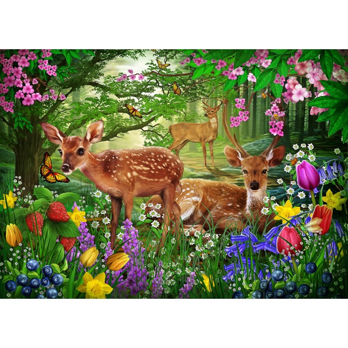 Puzzle  Bluebird-Puzzle-F-90862 Spirit of Spring