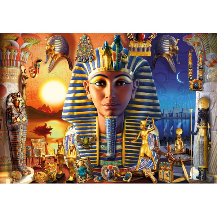 Puzzle Bluebird-Puzzle-F-90909 Egyptian Treasures