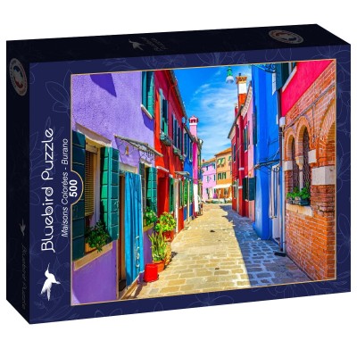 Puzzle Bluebird-Puzzle-F-90946 Bunte Häuser - Burano