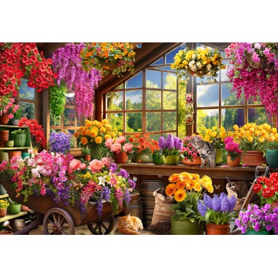 Puzzle Bluebird-Puzzle-F-90977 Garten