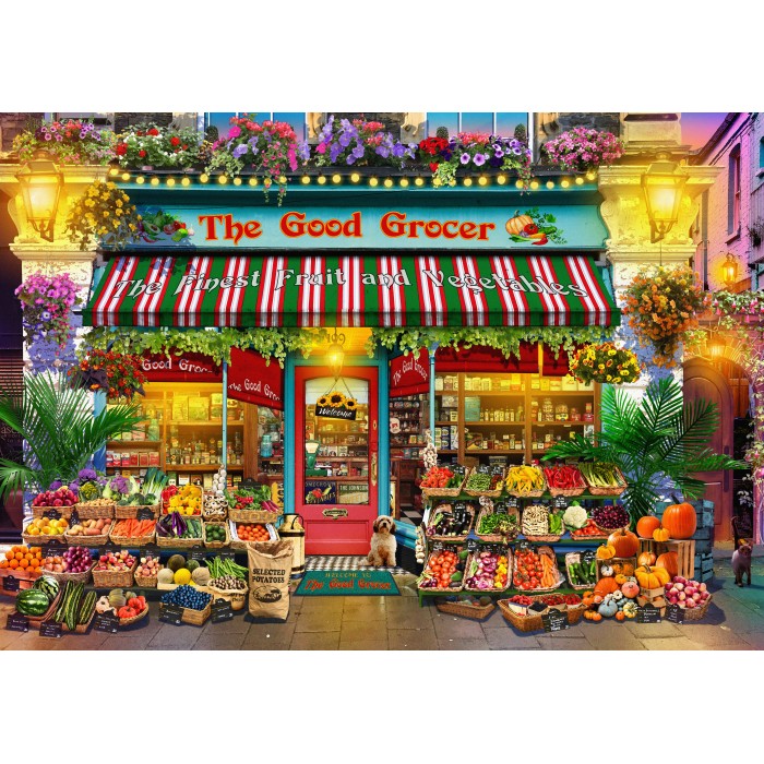 Puzzle  Bluebird-Puzzle-F-91024 Lebensmittelgeschäft