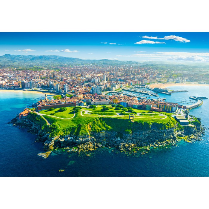 Puzzle  Bluebird-Puzzle-F-91027 Blick auf Gijón - Asturien, Spanien