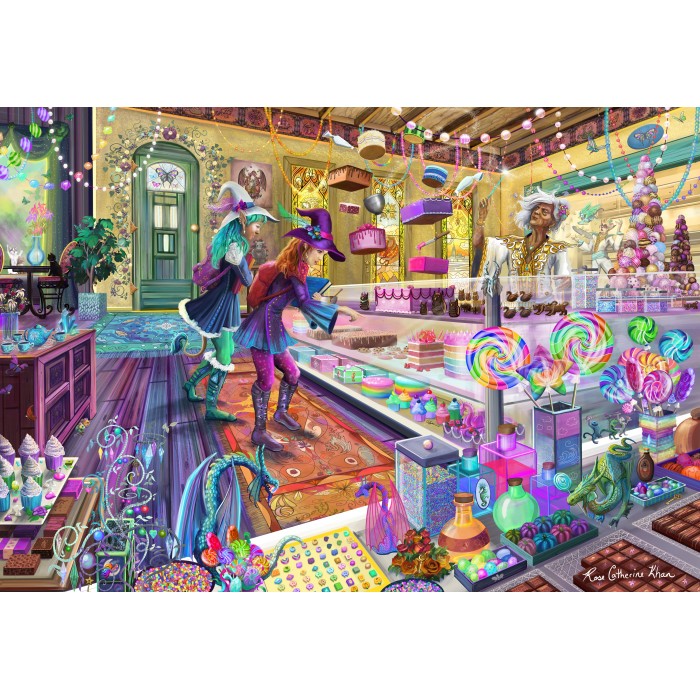 Puzzle  Bluebird-Puzzle-F-91030 Fantasy Bäckerei