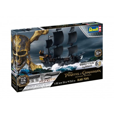 Revell-05499 Modellbau - 3D Puzzle Easy Click System - Black Pearl