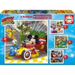  4 Puzzles - Mickey and the Roadster Racers