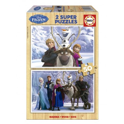 Educa-16163 2 Puzzles - Frozen