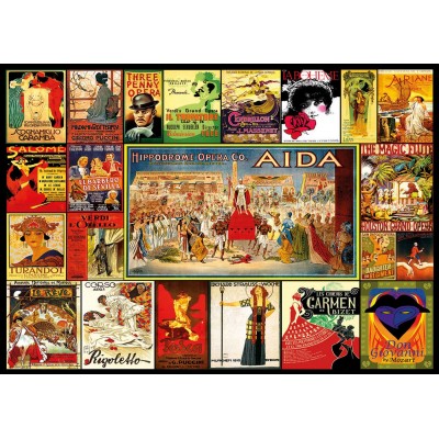 Puzzle Educa-17676 Opern-Collage