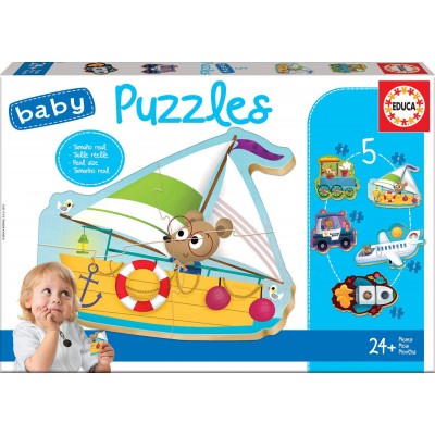 Educa-18059 5 Baby Puzzles