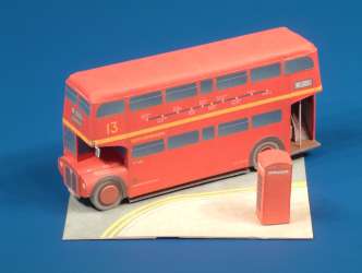 Puzzle Schreiber-Bogen-563 Kartonmodelbau: Die Londoner Busse
